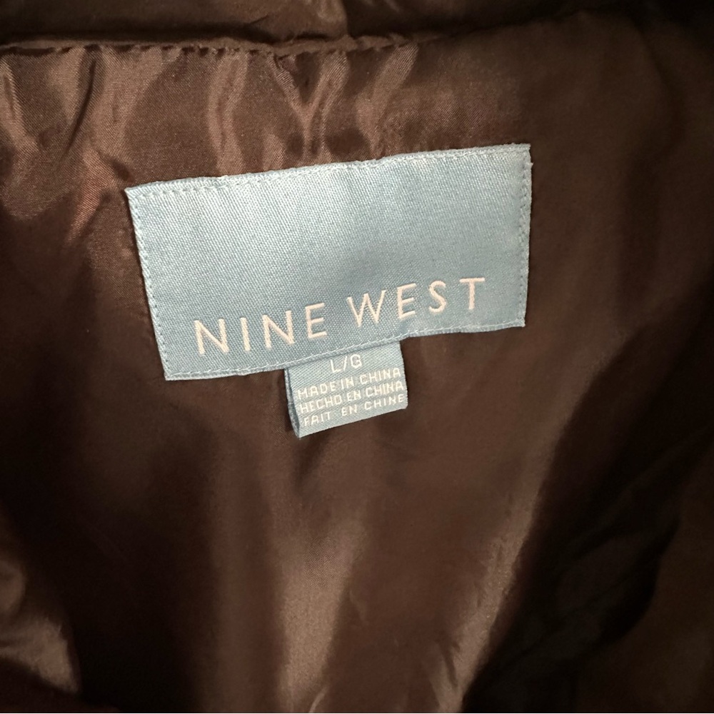 Brown Nine West Puffy Jacket - Picture 4 of 7